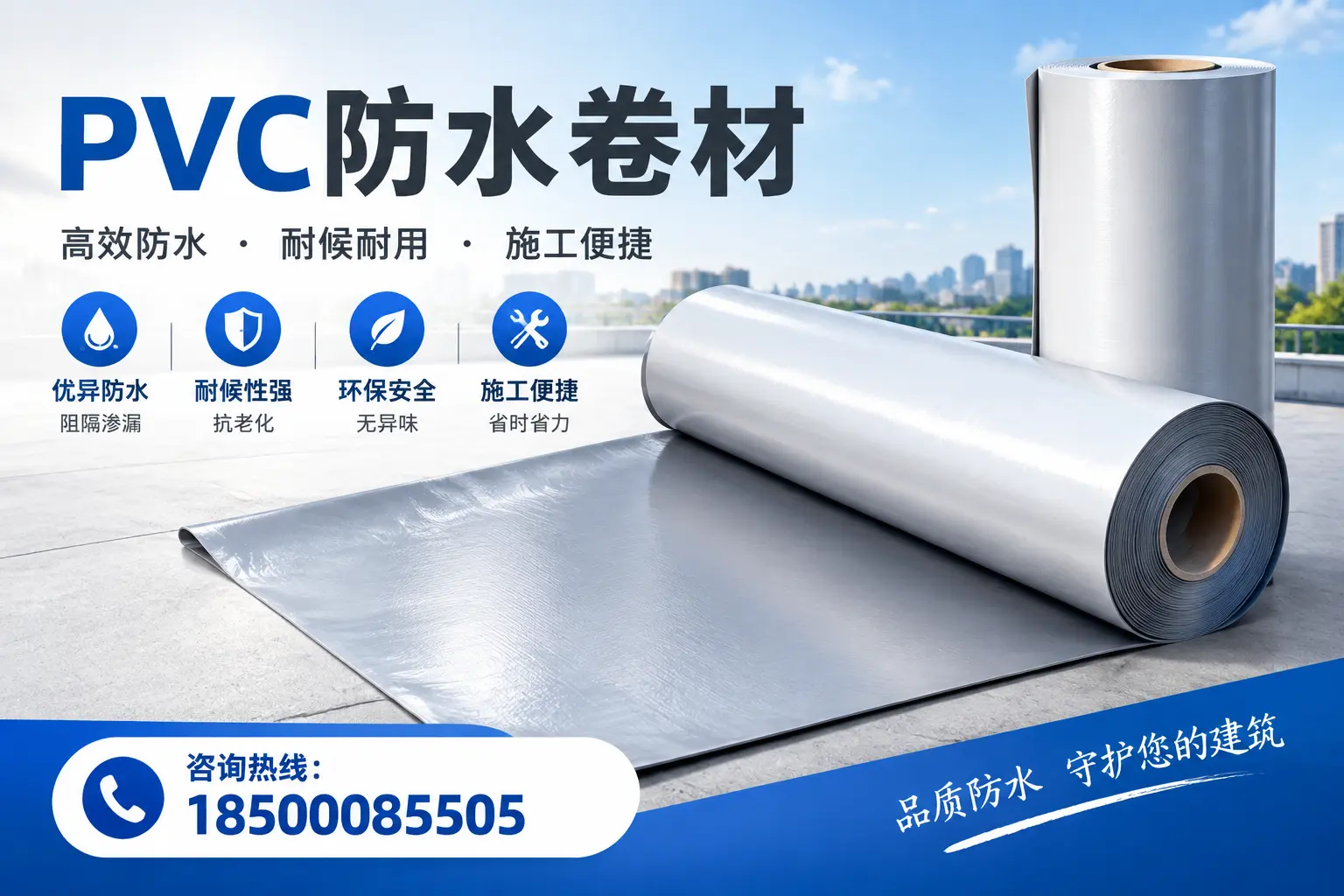 对比不同品牌PVC防水卷材的性价比,帮助营口用户选择